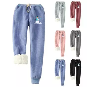 Женская мода с рождественским принтом, высокопрочные эластичные мягкие леггинсы на животе L розовый