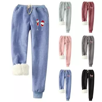 Женская мода с рождественским принтом, высокопрочные эластичные мягкие леггинсы на животе M чёрный