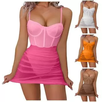 Женская мода Сексуальная сетчатая сумка на ремне Хип Тонкий сексуальный комбинезон Нижнее белье Слинг S