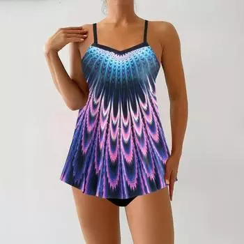 Женская мода сексуальные цветы бикини комплект пляжные купальники из двух частей купальный костюм большого размера купальный костюм пляжная одежда купальный костюм бикини купальник XS фиолетовый