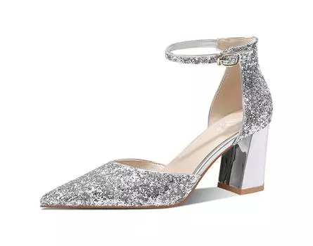 Женская мода сексуальные новые заостренные заклепки украшенные высокие каблуки платье знакомства свадьба банкет вечеринка шпильки высокие каблуки 35