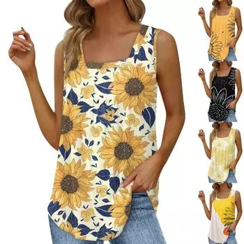 Женская мода, сексуальный плиссированный жилет без рукавов с квадратным вырезом, однотонный топ L