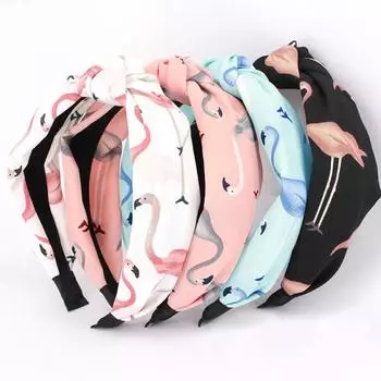 Женская мода скрещенные тюрбаны из шифона широкие ленты для волос эластичная повязка на голову