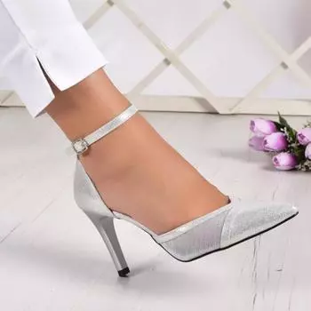 Женская мода Сплит-сетка Туфли на шпильках 9 см Классические туфли на каблуке