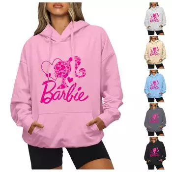 Женская мода, свободные повседневные повседневные свободные толстовки с круглым вырезом с длинными рукавами, повседневные топы с длинными рукавами, пуловеры, свитшоты XL чёрный