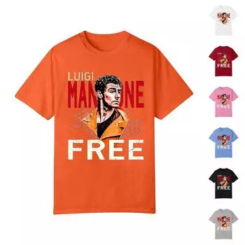 Женская мода свободный повседневный принтованный круглый вырез короткий рукав топ L чёрный