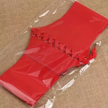 Женская мода ультра широкий пояс на шнуровке сексуальный пояс для создания идеального тела One Size белый