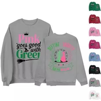 Женская мода, женская легкая толстовка с длинным рукавом, свитер с рисунком колледжа L чёрный