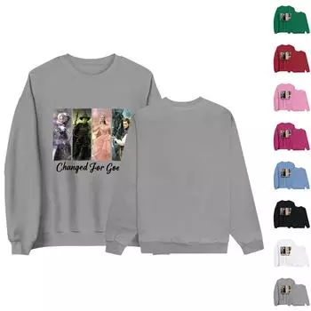 Женская мода, женская легкая толстовка с длинным рукавом, свитер с рисунком колледжа L чёрный