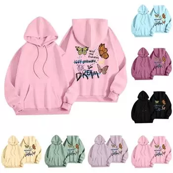 Женская мода, женский легкий пуловер с длинными рукавами и карманами, толстовка с капюшоном в стиле консервативного стиля XL фиолетовый