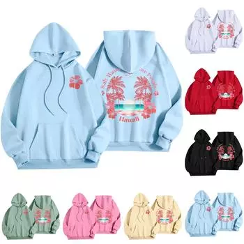 Женская мода, женский легкий пуловер с длинными рукавами и карманами, толстовка с капюшоном в стиле консервативного стиля M хаки