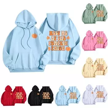 Женская мода, женский легкий пуловер с длинными рукавами и карманами, толстовка с капюшоном в стиле консервативного стиля XXL чёрный