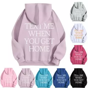 Женская мода, женский легкий пуловер с длинными рукавами и карманами, толстовка с капюшоном в стиле консервативного стиля L чёрный