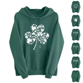 Женская мода, женский легкий пуловер с длинными рукавами и карманами, толстовка с капюшоном в стиле консервативного стиля L