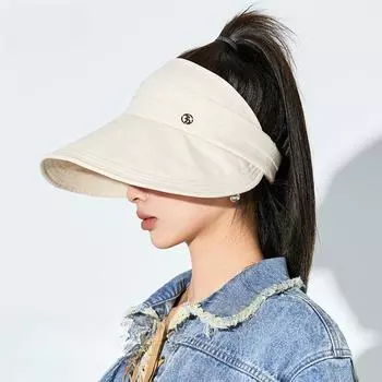 Женская модернизированная версия цилиндра с завязкой и мундштуком, солнцезащитная кепка, летняя уличная кепка с защитой от ультрафиолета для рыбалки и мотоцикла One Size55-60cm розовый