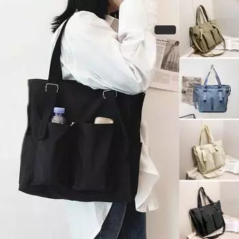 Женская модная большая сумка-тоут, кошелек, дорожная сумка для покупок, сумки на плечо синий