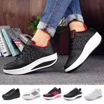 Повседневные женские кроссовки на толстой подошве 35 розовый