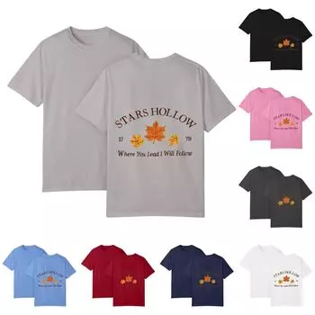 Женская модная футболка с круглым вырезом и коротким рукавом, пуловер L чёрный