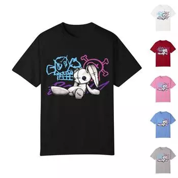 Женская модная футболка с круглым вырезом и коротким рукавом, пуловер XL красный