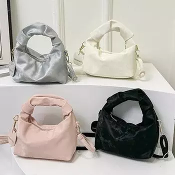 Женская модная и простая сумка через плечо, повседневная сумка для поездок на работу розовый