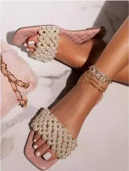 Женская модная и удобная верхняя одежда MAITA, крутые и дышащие сандалии и тапочки 41 бежевый