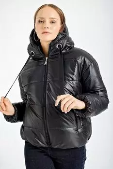 Женская модная куртка-пуховик, парки с воротником-стойкой и двойными карманами, водоотталкивающие стеганые пальто на молнии