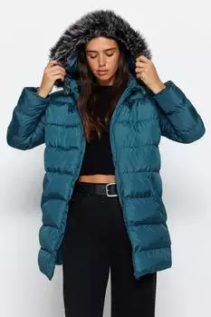 Женская модная куртка-пуховик, парки с воротником-стойкой и двойными карманами, водоотталкивающие стеганые пальто на молнии