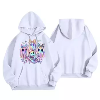 Женская модная легкая толстовка с длинными рукавами и карманами с принтом бейсбола XXL белый