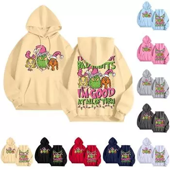 Женская модная легкая толстовка с длинными рукавами и карманами с принтом регби L красный