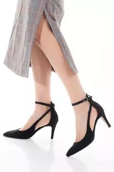 Женская модная обувь на каблуках, туфли на низком каблуке-шпильке