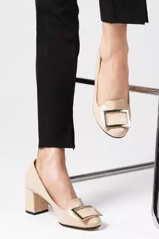 Женская модная обувь на низком каблуке для повседневного бизнеса