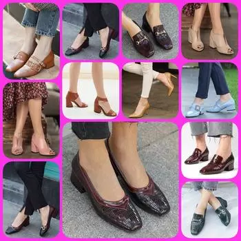 Женская модная обувь на низком каблуке для повседневного бизнеса