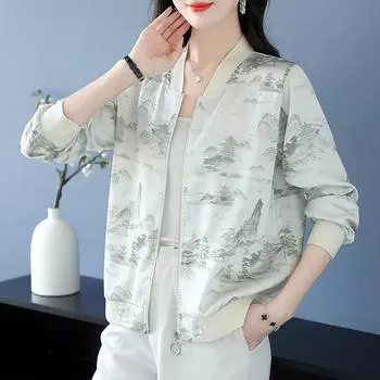 Женская модная однотонная куртка, пальто, повседневная верхняя одежда на молнии с длинными рукавами, топы S коричневый