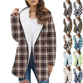 Женская модная осенне-зимняя толстая плюшевая куртка с карманами и длинными рукавами, топ L бежевый