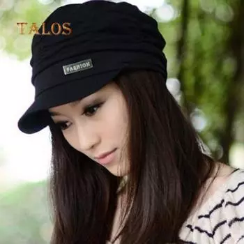 Повседневная вязаная шляпка кофейный