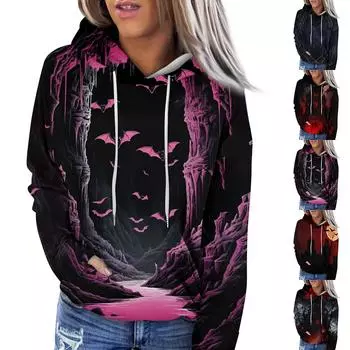 Женская модная повседневная блузка с круглым вырезом и коротким рукавом с принтом XXXL