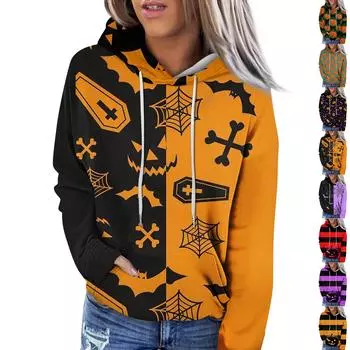 Женская модная повседневная блузка с круглым вырезом и коротким рукавом с принтом S