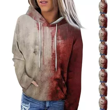 Женская модная повседневная блузка с круглым вырезом и коротким рукавом с принтом L бежевый