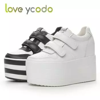 Женская модная повседневная кожаная обувь на очень толстой подошве, непромокаемая настольная обувь, простая удобная весенне-летняя осенняя студенческая модная повседневная обувь для девочек 39 белый