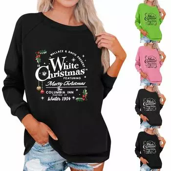 Женская модная повседневная однотонная толстовка с длинным рукавом S зелёный