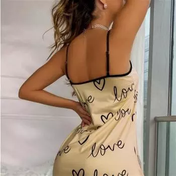 Женская модная повседневная пижама на подтяжках с оборками по краю, удобная свободная, симпатичная, с принтом, домашняя одежда S розовый