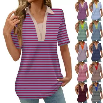 Женская модная повседневная рубашка с коротким рукавом с винтажным принтом на пуговицах, блузка XXXL