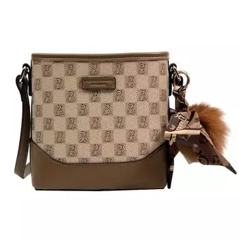 Женская модная повседневная сумка-ведро через плечо хаки