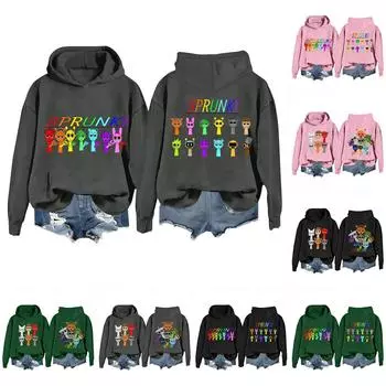 Женская модная повседневная свободная толстовка с длинным рукавом и принтом музыкальной игры XL чёрный