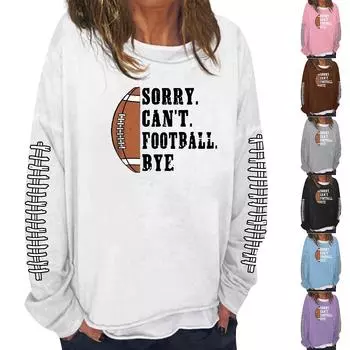 Женская модная повседневная толстовка с длинным рукавом и круглым вырезом с принтом L чёрный