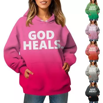 Женская модная повседневная толстовка с длинным рукавом и круглым вырезом XXL