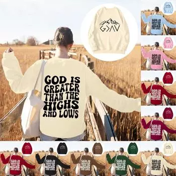 Женская модная повседневная толстовка с капюшоном и длинными рукавами, свободная, с принтом и круглым вырезом L чёрный