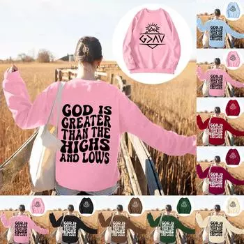 Женская модная повседневная толстовка с капюшоном и длинными рукавами, свободная, с принтом и круглым вырезом XXL розовый