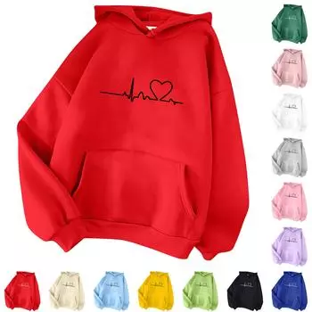 Женская модная повседневная толстовка с капюшоном и длинными рукавами L бежевый