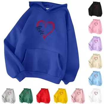 Женская модная повседневная толстовка с капюшоном и длинными рукавами L бежевый